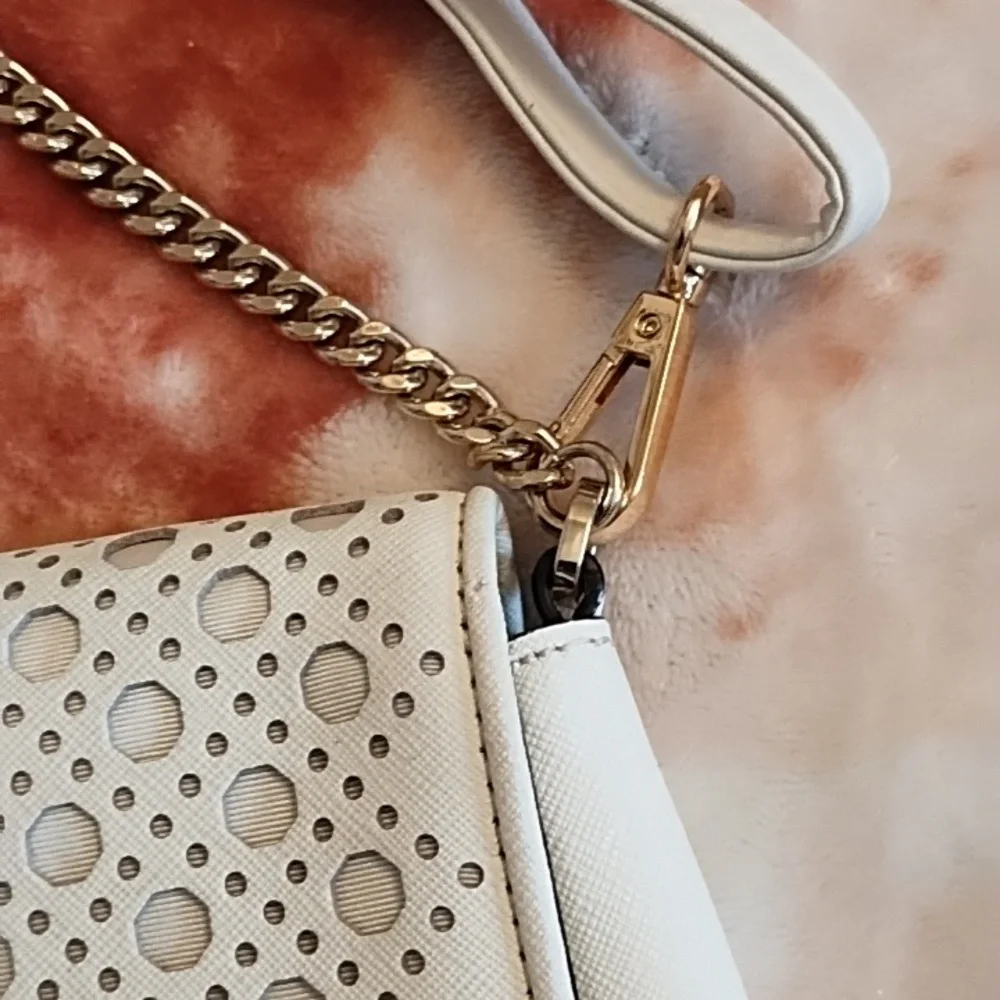 Kate Spade NY White Perforated Bag